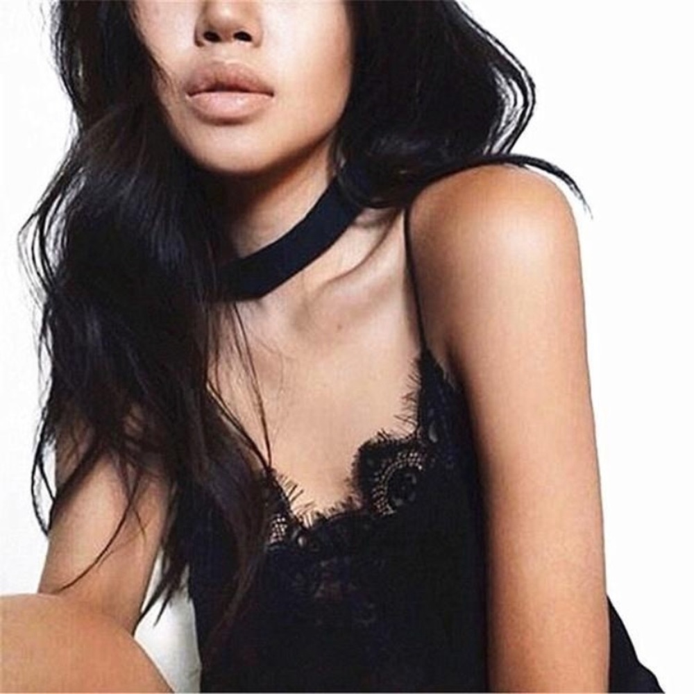 Spaghetti strap black top